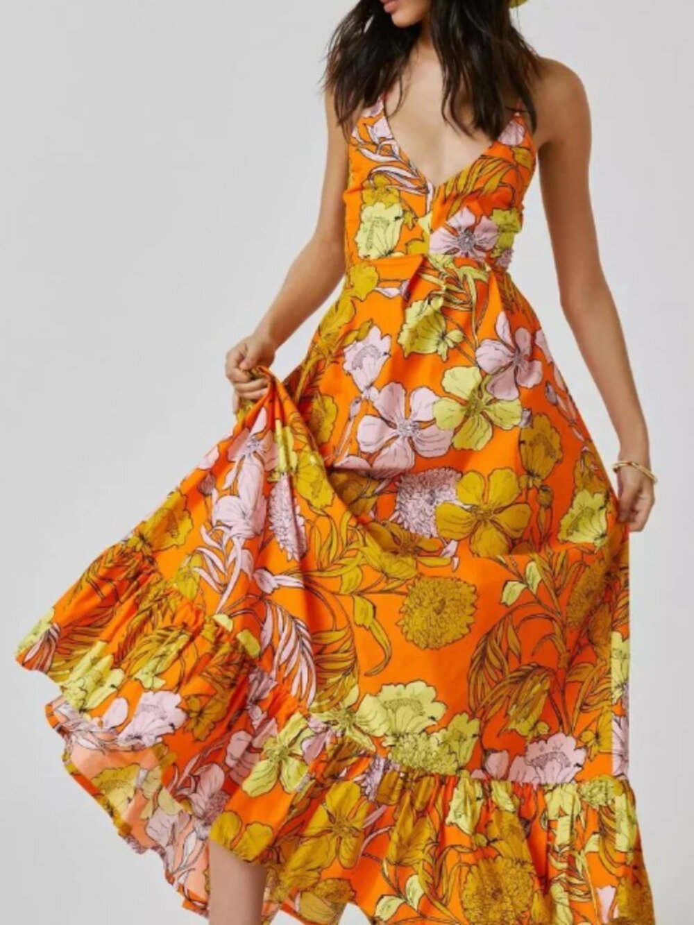 Anthropologie Plenty by Tracy Reese Women’s Floral Maxi Dress
